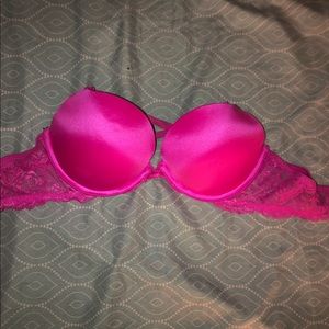 Pink push-up bra size 32 D
